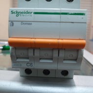 mcb 3 phase 6a-20a schneider