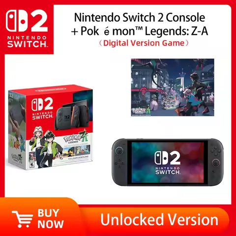 Original Nintendo Switch 2 Game Console NS 2 Handheld Game Console 7.9-inch LCD 1080P Magnetic Desig