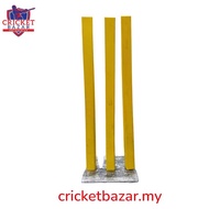 Cricket Flexible Stump Set (Yellow)