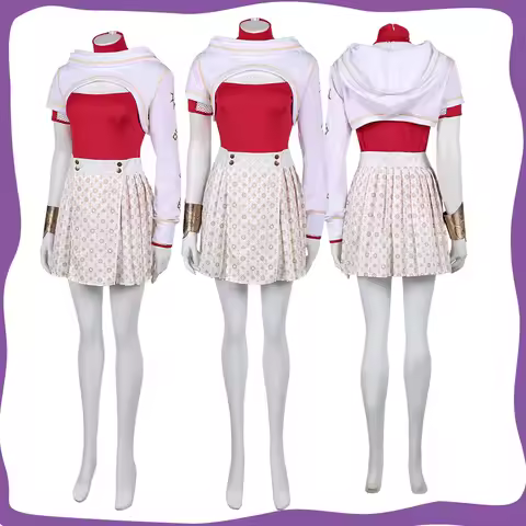 Zombies 4: Dawn of the Vampires Nova Cosplay Costume for Women Top Skirt Roelplay Set Female Hallowe