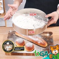 TIGA Flour Strainer Stainless Steel Flour Siever Mesh Powder Strainer | Penapis Tepung_KC10442
