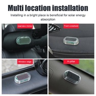 Car Solar Led Warning Light Simulation Anti-theft Warning Interior Camera Light Anti-theft B6k4