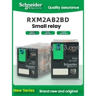 Schneider   Small relay RXM2AB2BD/2P7/2B72F7/2JD/2ED  12A LED  2 N O 2 N C (new and original)