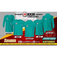 |TSHIRT KKM TIFFANY BLUE|Baju KEMENTERIAN KESIHATAN|MUSLIMAH|COLLER| Lelaki & Wanita|KKM Work Wear |