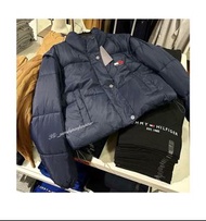 (L號深藍色)Tommy Jeans Women’s Cropped Vest Puffer 羽絨背心外套