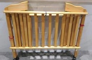 台灣製造 原木色  折合床 嬰兒床 床墊 輪子20元起  *