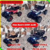 NEW STOCK MOBIL REMOTE CONTROL JEEP 4 WD NEW VERSION SKALA BESAR MAINAN MOBIL REMOT OFFROAD KODE 555