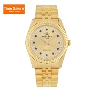 ROSCANI ROSW497528 Gold Dial Stainless Steel Strap Analog Women Watch
