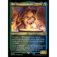 WHO_1095 Irrigated Farmland EA BL Borderless SURGE FOIL MTG Magic: The Gathering: Doctor Who Rare