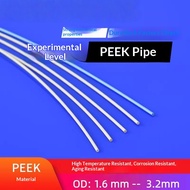 Peek Hard Tube Inlet Capillary Line Outer Diameter 1/16 inch Hard Tube HPLC Liquid Chromatography Co