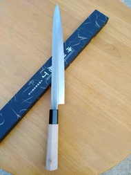 มีดเชฟ ญี่ปุ่น Yanagiba Japanese Fish Knife  (sushi & sashimi knife) ใบมีดยาว 27 เซ็นติเมตร ด้ามจับไ