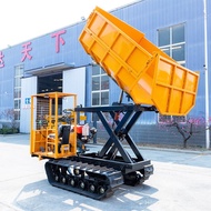 HengWangHWHigh Endurance Mini Self Loading Dumper 3Ton Off-Load Rubber Small Crawler Dumper 2TonNew