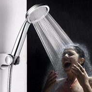 Powerful Impact High Turbo Shower Head Bathroom Water Saving Flow 360 Degrees High Pressure Rainfall Showerhead