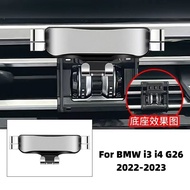 Car Phone Holder For BMW i3 i4 G26 2022 2023 Styling Bracket GPS Stand Rotatable Mobile Accessories