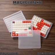 MAGICIANXB Dustproof Holder, Stackable Holds 145 Keys Keycap Storage , 3 Layer with Cover Protector 