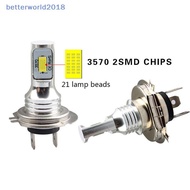 [modamaven] h7 Led Canbus Headlight H7 Led Lo Beam Bulbs 6000K IP 68 CSP 3570 LED Chips [TH]