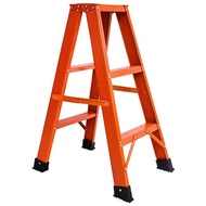 foldable ladder🧅QM Ladder Brother Household Ladder Folding Aluminium Alloy Herringbone Ladder Indoor Thickening Carbon S