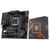 AMD Ryzen 5 7600X CPU Processor Bundle with MSI PRO B650M-A WiFi ProSeries Motherboard (AM5, mATX, D