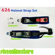 Universal Helmet Belt Clip Buckle Strap Pin Button D Ring Open Face Tali XDot Laser LTD MHR KHI SGV