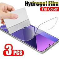 SamsungM56 3Pcs 999D HD Clear Soft Hydrogel Film For Samsung Galaxy F62 M56 F56 F55 F54 F42 F41 F34 