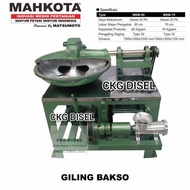Terbaru Mesin Giling Bakso Mahkota Mbm-60 + Mesin Diesel