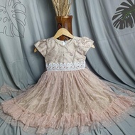 Baju Dress Anak Perempuan Dengan Brokat Untuk Pesta Dan Kondangan/Baju