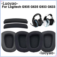 LUOYAO1 1Pair Ear Cushion Cover, Sponge Replacement Ear Pads, Soft Accessories Foam Gaming Headphone