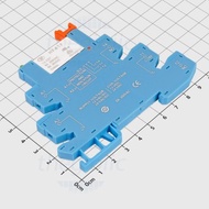 Module 1 Relay HF41F-12-ZS 12V Blue Rail Mount