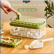 🚀sg ready stock🚀64 Grids Mold Ice S Ice Maker Ice Cubetorage Box with Lid Ice Mold Box FREE Ice Shovel