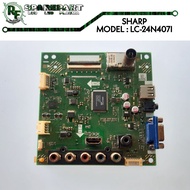 MB TV LCD SHARP LC-24N407I Mainboard tv lcd sharp lc 24n407 i