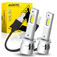 AUXITO 2Pcs  16000LM 30W H1 LED Headlight Bulb For Car Canbus  6500K Cool White With Fan