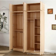 Wooden Simple Hotel Rental Room Wardrobe Board Type Two Doors Bedroom Storage Wardrobe Wardrobe Four