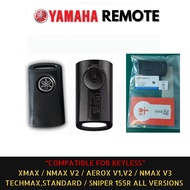 SPARE Motorcycle Remote Control Key For Yamaha AEROX JAUNS QBIX XMAX NVX ID49 315 433MHz Model SKEA7
