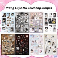 40-200pcs TF Family 4th Generation Wang Lujie Mu Zhicheng CP Idols Photo Sticker Chen Yiheng Zhang G