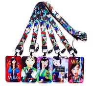【CC】✠ஐ♙  ID Card Holder Lanyards Business Neck Credit Badge Retractable Clip