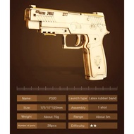 P320 P320 Hướng Dẫn Tự làm mô hình lắp ráp khẩu súng lục 3D sa mạc EAGLE Revolver trò chơi bằng gỗ L