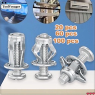 Nuts Screw Anchors Petal Screw Expansion Plugs Expansion Clamp Petal Rivet Lock Bolt Board Wall Fast