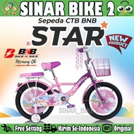 Sepeda Anak Perempuan BNB STAR Ukuran 16 &amp; 20 nch Keranjang