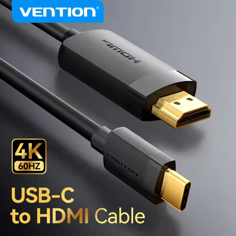Vention USB C to 4K HDMI-compatible Cable Adapter 4K 60Hz for MacBook Pro iMac iPad Pro for Samsung 
