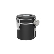 ถังกาแฟปิดผนึก1.8L Stainless Steel Coffee Sealed Jar for Coffee Bean/Coffee Powder Storage Container
