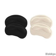 [Diskkyu] 4x Heel Cushion Pads Heel Liners Shoe Pad Stickers for Oversized Shoes Easy to Use Prevent Blisters Heel Cushion Inserts Foot Heel Protectors