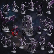 Drow From Beyond by DM Stash miniatures DND tabletop minis August 2025 release dungeons and dragons