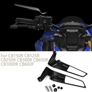 For CB150R CB125R CB250R CB300R CB650R CB1000R CB650FUniversal Motorcycle Mirror Wind Wing side Rear