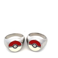 Silverworks Pokémon Ball Stainless Steel Ring