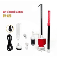 MÁY HÚT CẶN - DỌN VỆ SINH BỂ CÁ ĐA NĂNG 6 ĐẦU BAOYU X20 - BAOYU X25