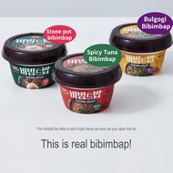 Dongwon Korean Bibimbap (Bulgogi,Stone pot ,SpicyTuna),instant food,Vegan