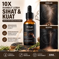 【100% Authentic】Dr.Lan Hair Growth Serum Black Sesame Hair Growth Hair Grower Fast Essence Oil 30ml