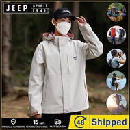 Jeep Spirit Outdoor Jacket Windproof Waterproof Jacket Detachable Hood Jacket New Fashion Jacket