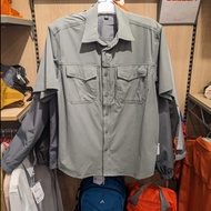 KEMEJA EIGER MEN'S SHORT SHIRT X-CONQUEST SS SHIRT - GREY, S