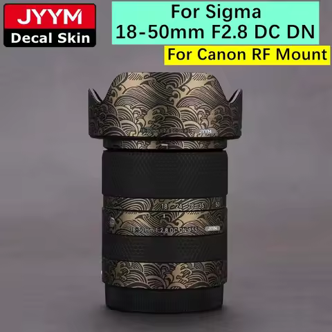 Customized Sticker For Sigma 18-50mm F2.8 DC DN For Canon RF Mount Decal Skin Lens Vinyl Wrap Film P